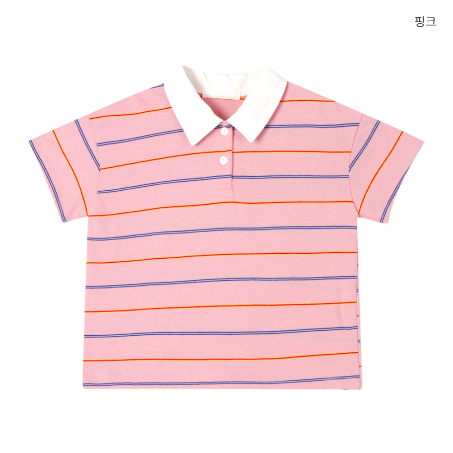 반팔 티셔츠 베이비핑크 색상 이미지-S3L21